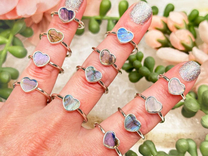 silver-labradorite-heart-rings