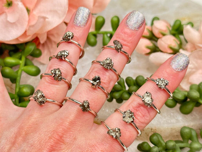 raw-pyrite-rings