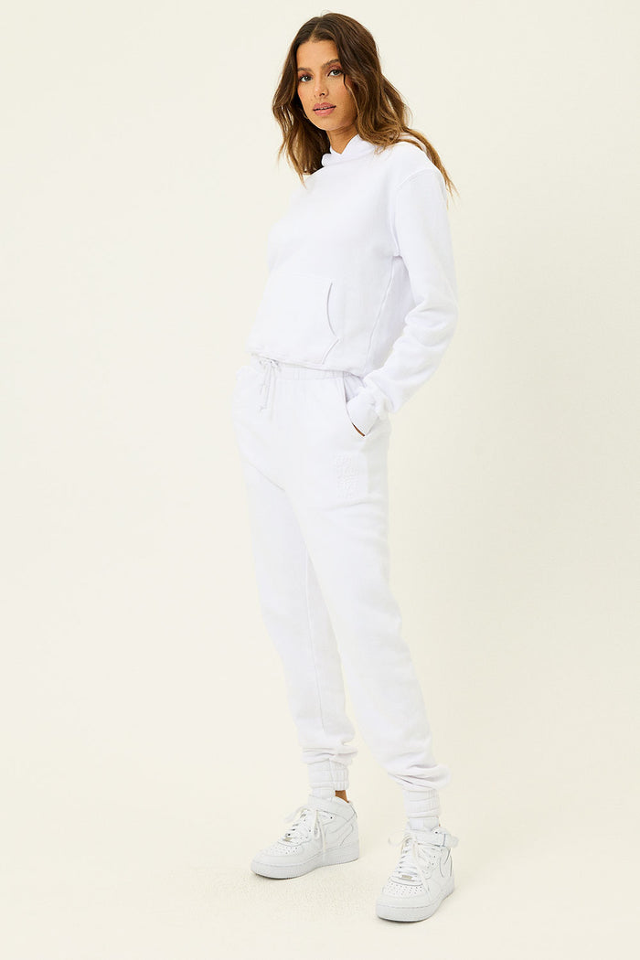 Aiden White Oversized Hoodie