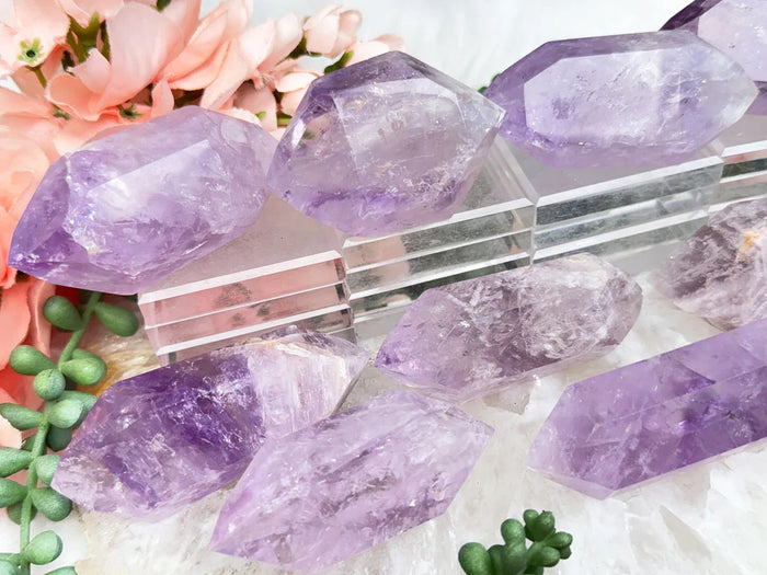 Amethyst Double Points