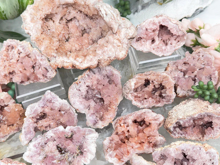 Argentina Pink Amethyst Geodes