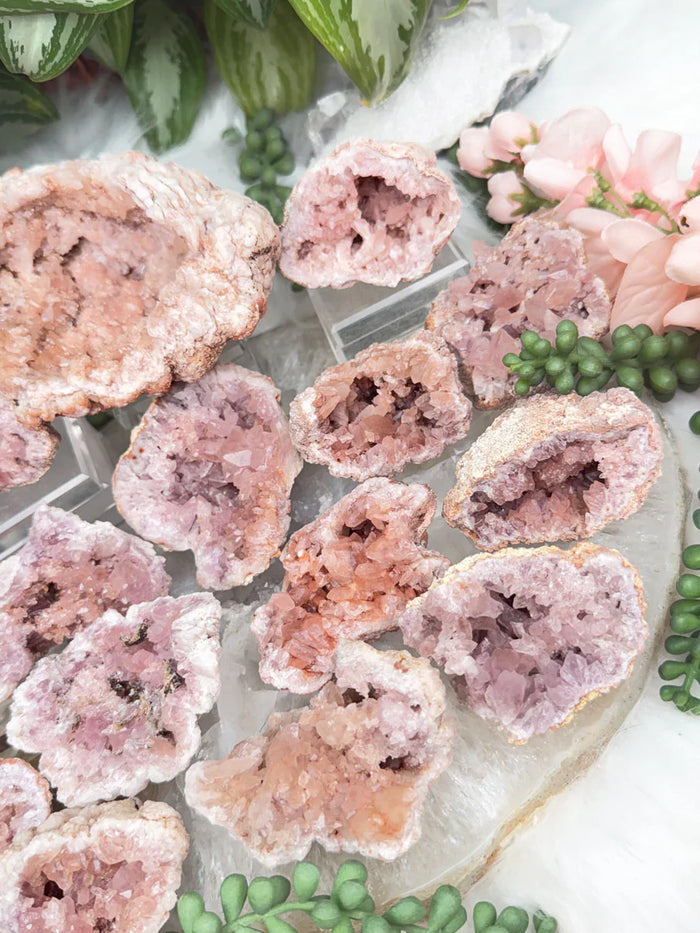 Argentina Pink Amethyst Geodes