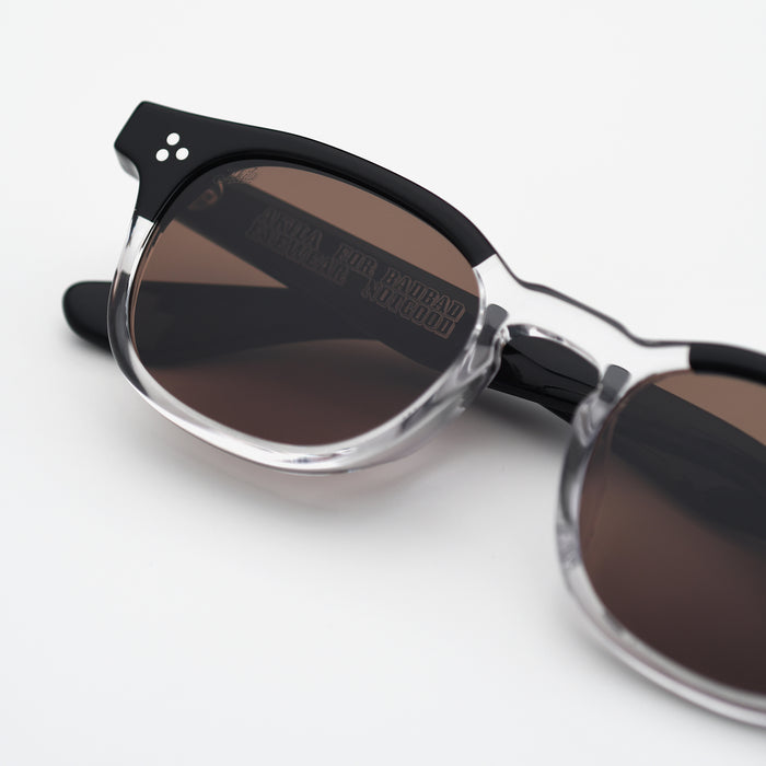 Black & Clear / Brown