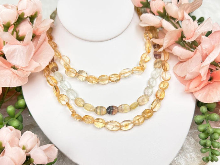fluorite-citrine-necklaces