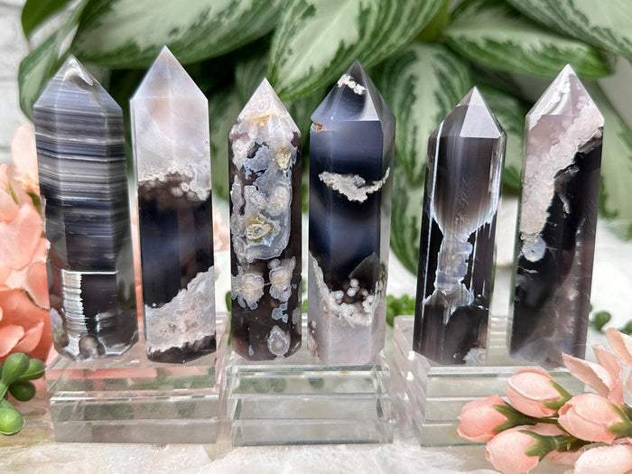 black-flower-agate-crystal-points-for-sale