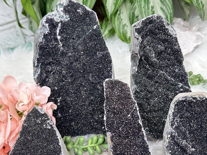 black-galaxy-amethyst-clusters