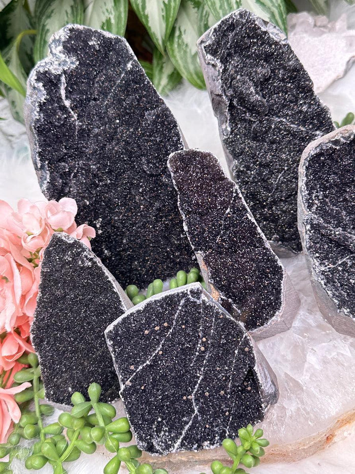 dark-black-amethyst-clusters