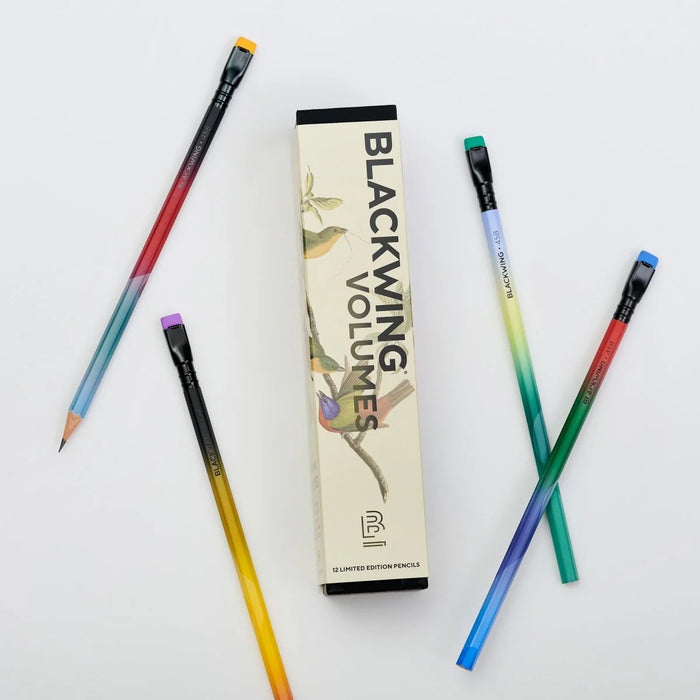 Blackwing Volume 458 pencil set with colored pencils and sleeve packaging