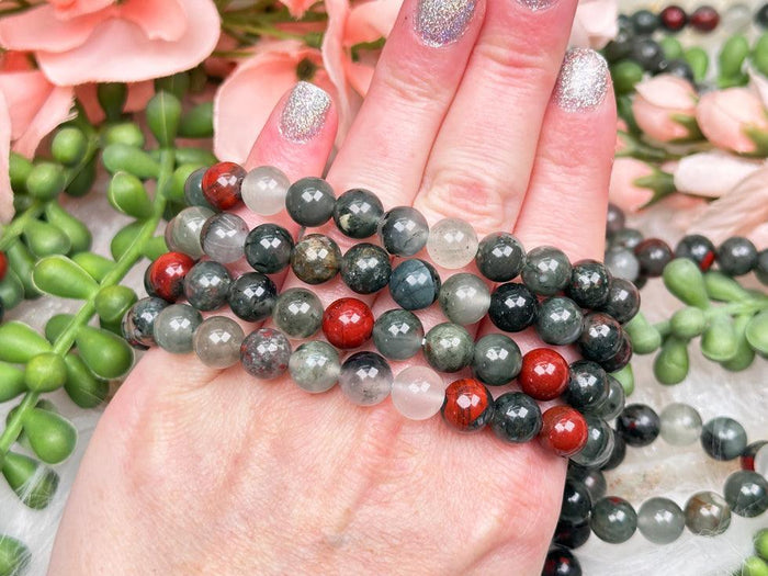 african-bloodstone-bead-bracelet