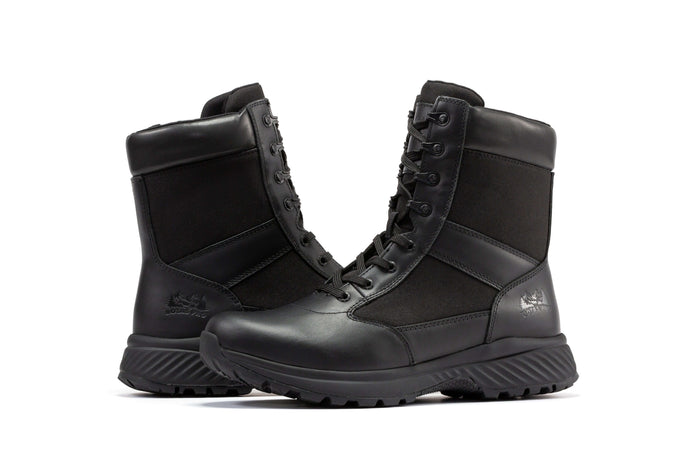Botas Pro Black Men's 8 inch Side Zipper Military Tactical Boots BP703
