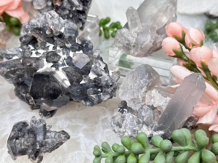brazilian-gray-quartz-clusters