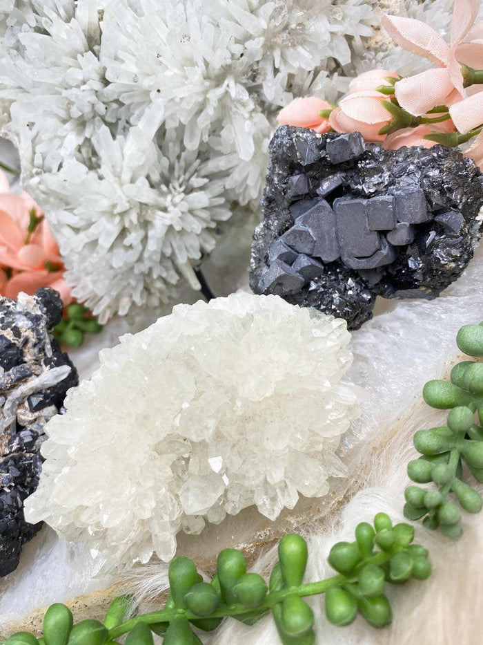 bulgarian-quartz-sphalerite-clusters