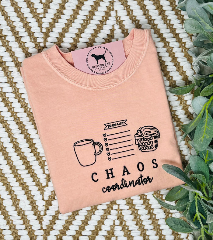 CHAOS COORDINATOR Embroidered T-shirt or Sweatshirt