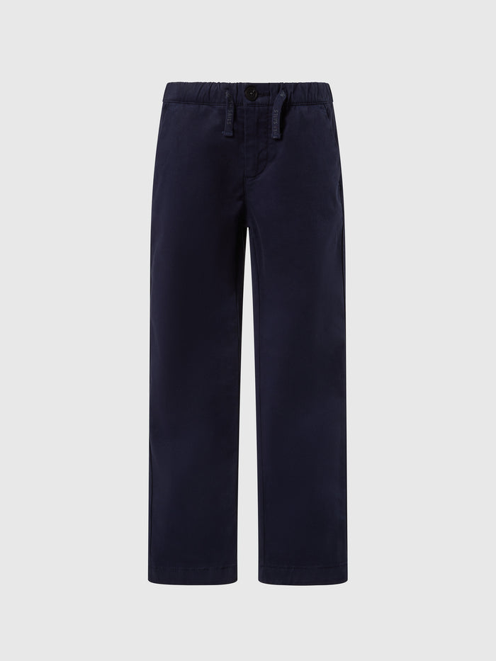 hover | Navy blue | chino-long-trouser-wielastic-waist-775431