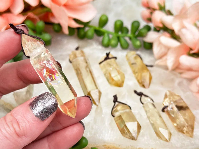 natural-congo-citrine-pendants