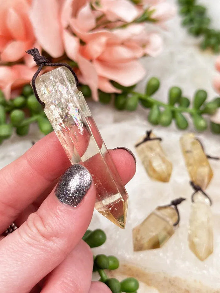 citrine-pendant-points
