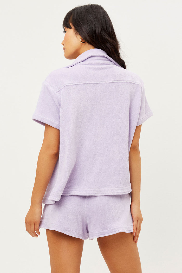 Coco Lilac Terry Short