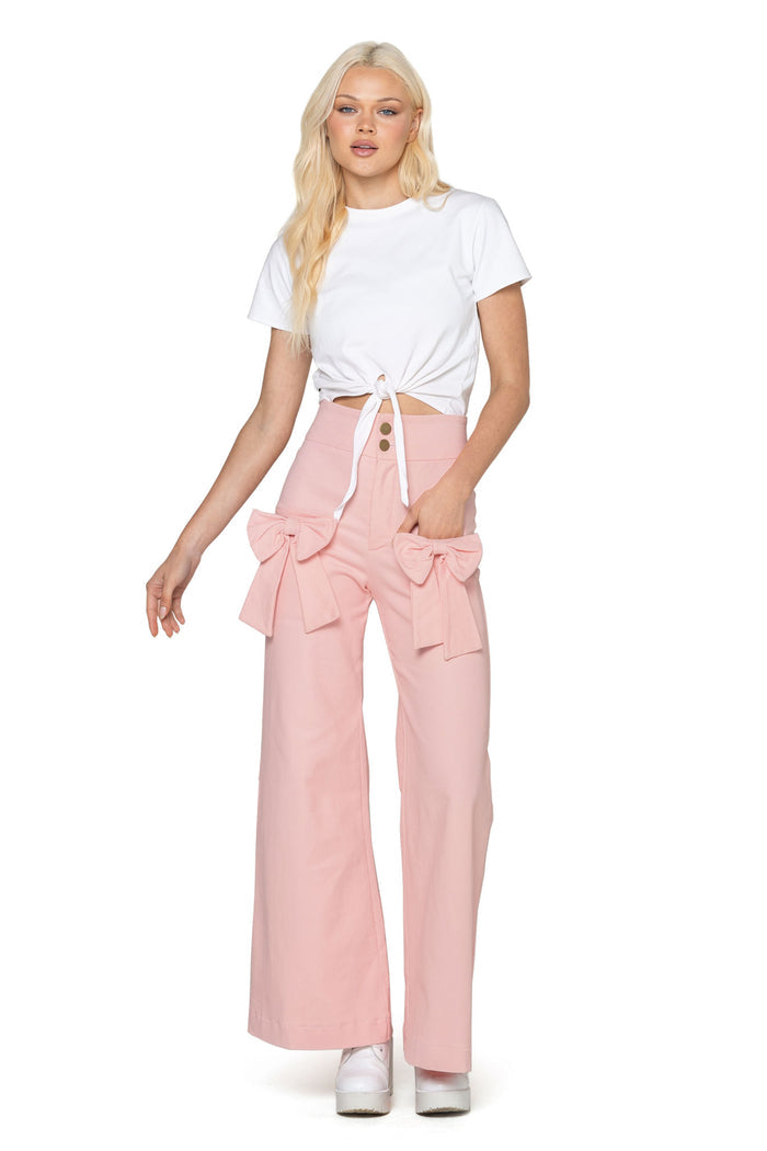 Cotton Candy Bow Pants