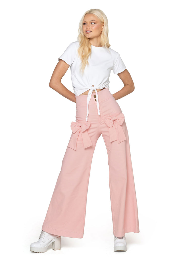 Cotton Candy Bow Pants