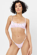 Dallas Floral Chain Bikini Top Fairytale