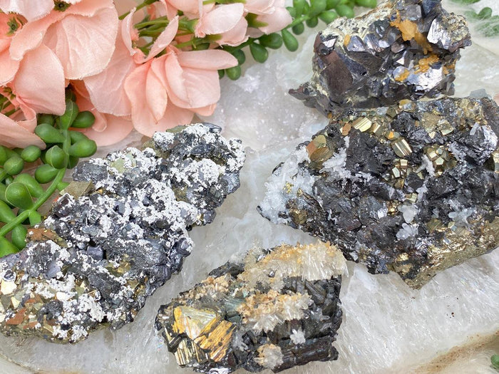 sphalerite-galena-pyrite