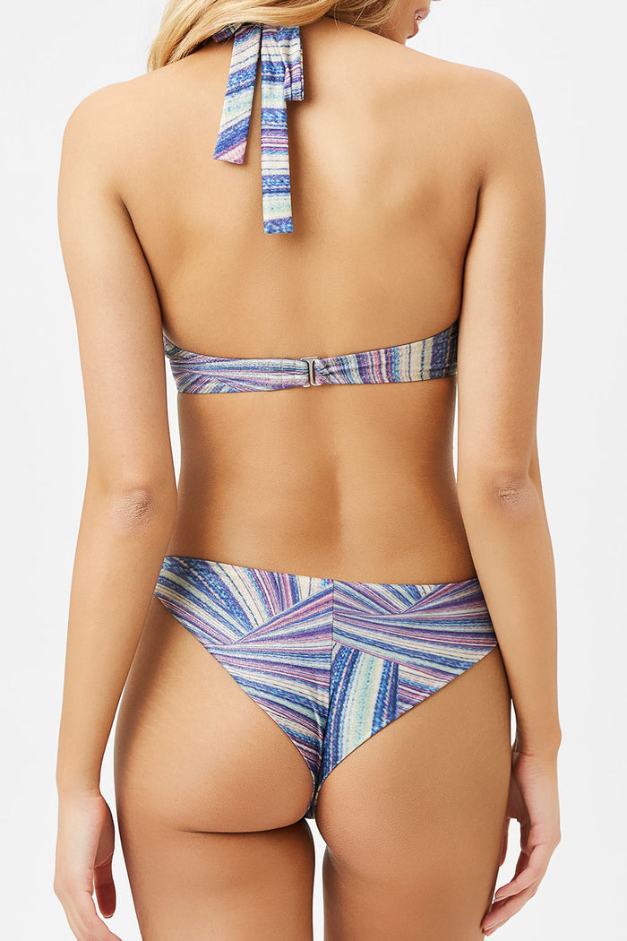 Dawson Cheeky Bikini Bottom Shimmy Blue