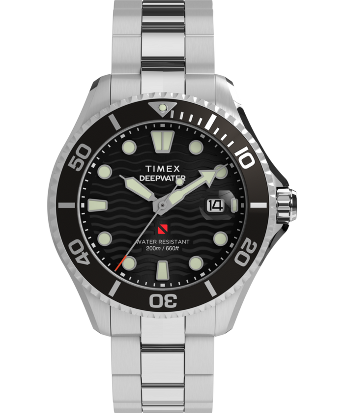 TW2W82000 Deepwater Meridian 200 44mm Stainless Steel Bracelet Watch Primary Image