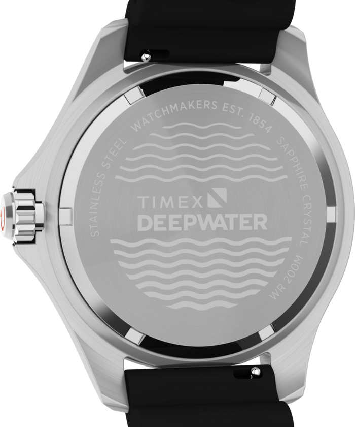 TW2W81600 Deepwater Meridian 200 44mm Synthetic Rubber Strap Watch  Caseback Image