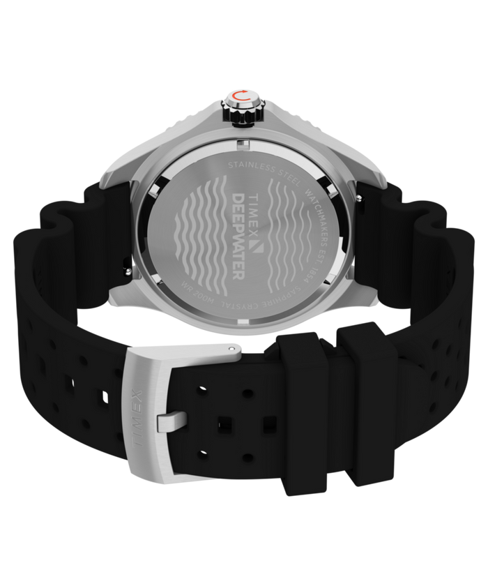 TW2W81600 Deepwater Meridian 200 44mm Synthetic Rubber Strap Watch  Caseback with Attachment Image