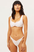 Dexter Sweet Rose Floral Ruched Bralette Top
