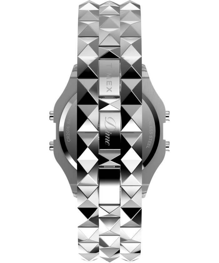 TWG068300 Dime x Timex - Presented by END. 34mm Stainless Steel Bracelet Watch Gift Set Strap Image