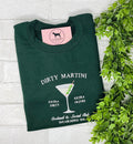 DIRTY MARTINI COCKTAIL CLUB Embroidered T-shirt or Sweatshirt