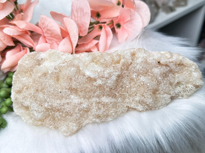 Druzy Peach Stilbite