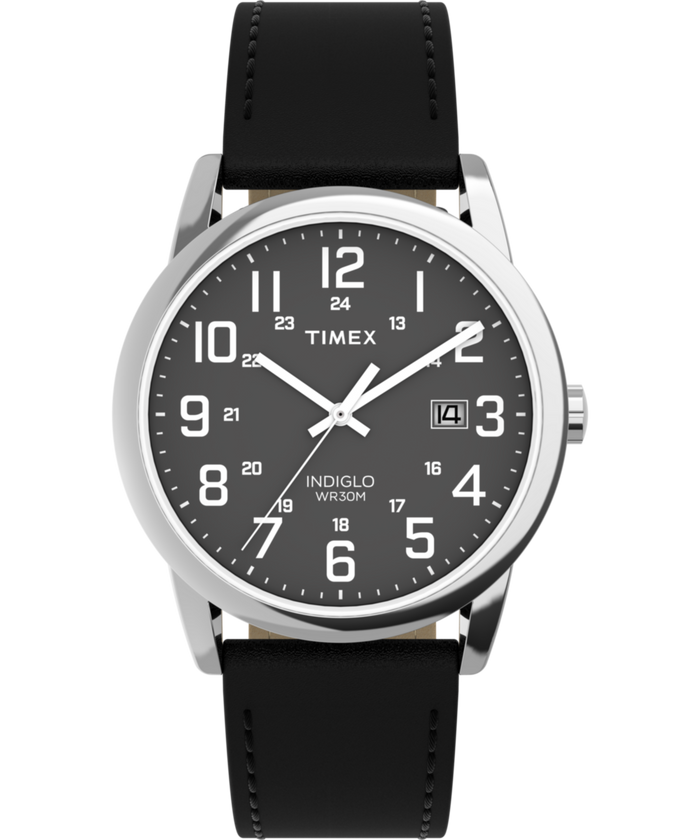 TW2Y12800 Easy Reader® Classic 38mm Leather Strap Watch Primary Image