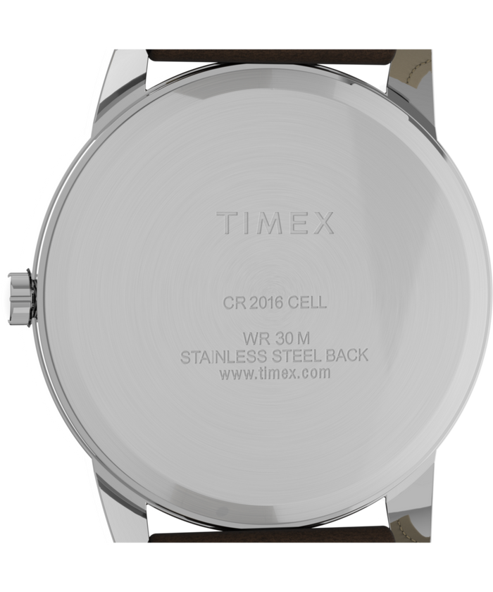 T20041 Easy Reader Day Date 35mm Leather Strap Watch Caseback Image