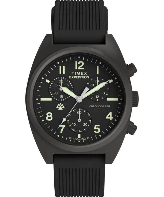 TW2Y61000 Expedition® Capstone Chronograph 41mm Silicone Strap Watch Primary Image