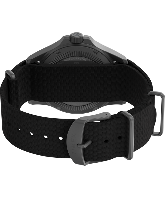 TW2Y31800 Expedition® Field Post Solar 41mm Eco-Conscious Fabric Strap Watch Caseback with Attachment Image