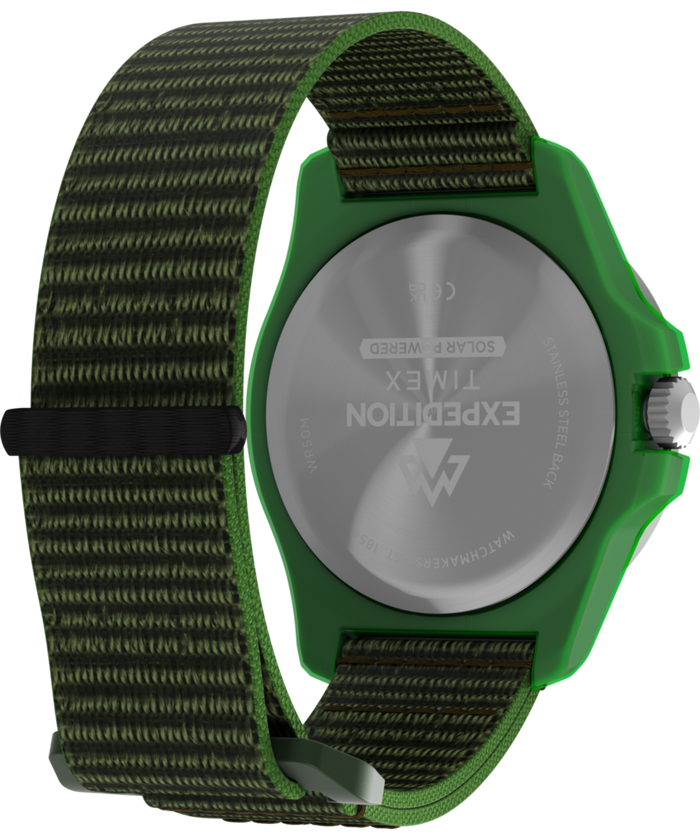 TW2Y61400 Expedition® Freedive Solar 46mm #tide Fabric Strap Watch Caseback with Attachment Image