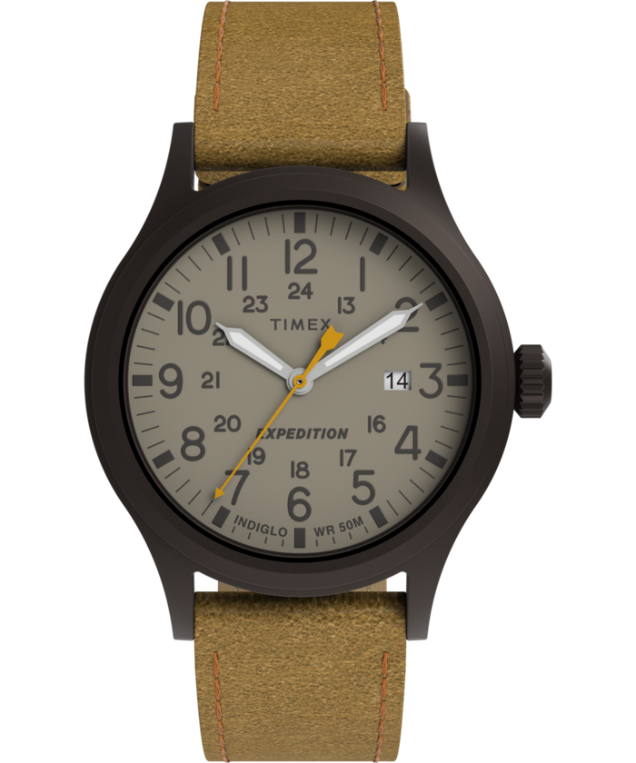 TW4B34000 Expedition Scout 40mm Leather Strap Watch Primary Image