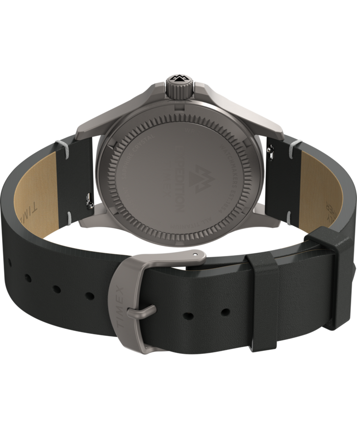 TW2W78200 Expedition Titanium 38mm Leather Strap Watch  Caseback with Attachment Image
