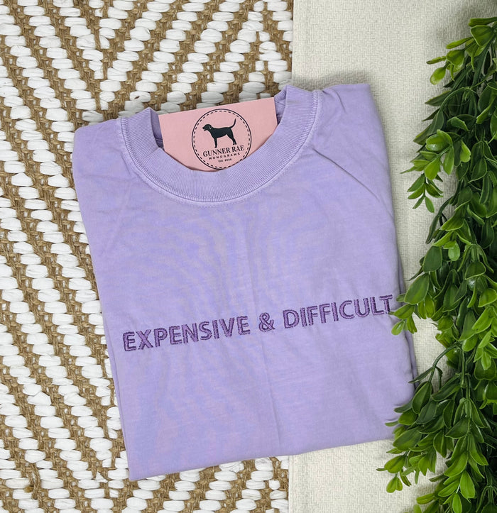 EXPENSIVE & DIFFICULT Custom Embroidered T-shirt or Sweatshirt