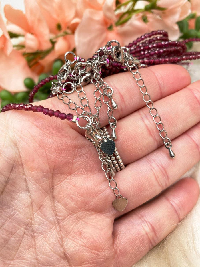 faceted-bead-garnet-bracelet