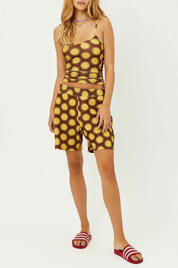 Fifi Golden Terry High Waist Shorts