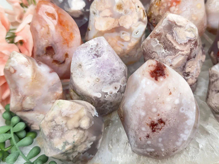 Flower Agate Flames