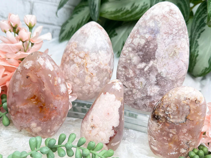 Flower Agate Freeforms