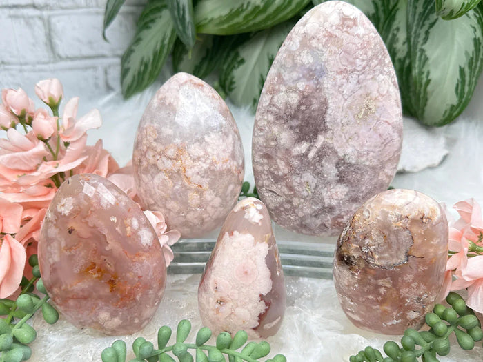 Flower Agate Freeforms