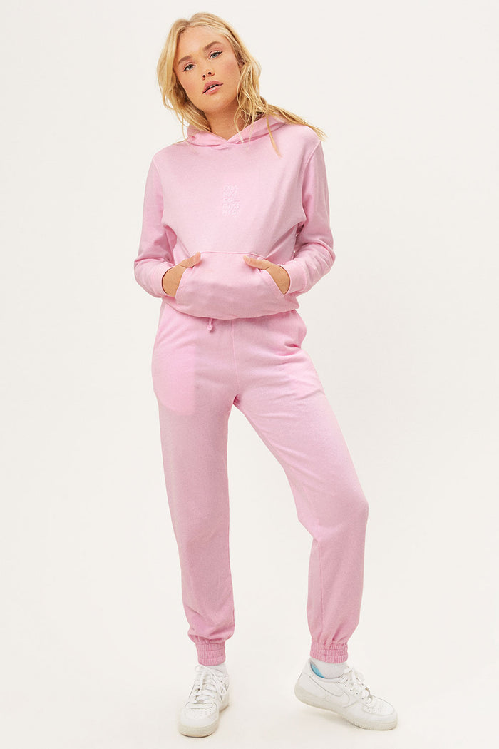 Frank Love Pink Oversized Sweatpant