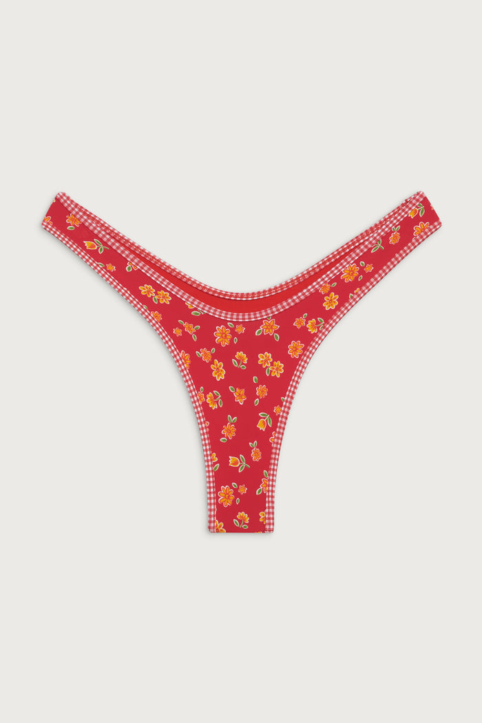 Full Moon Micro Bikini Bottom - Summer Flower