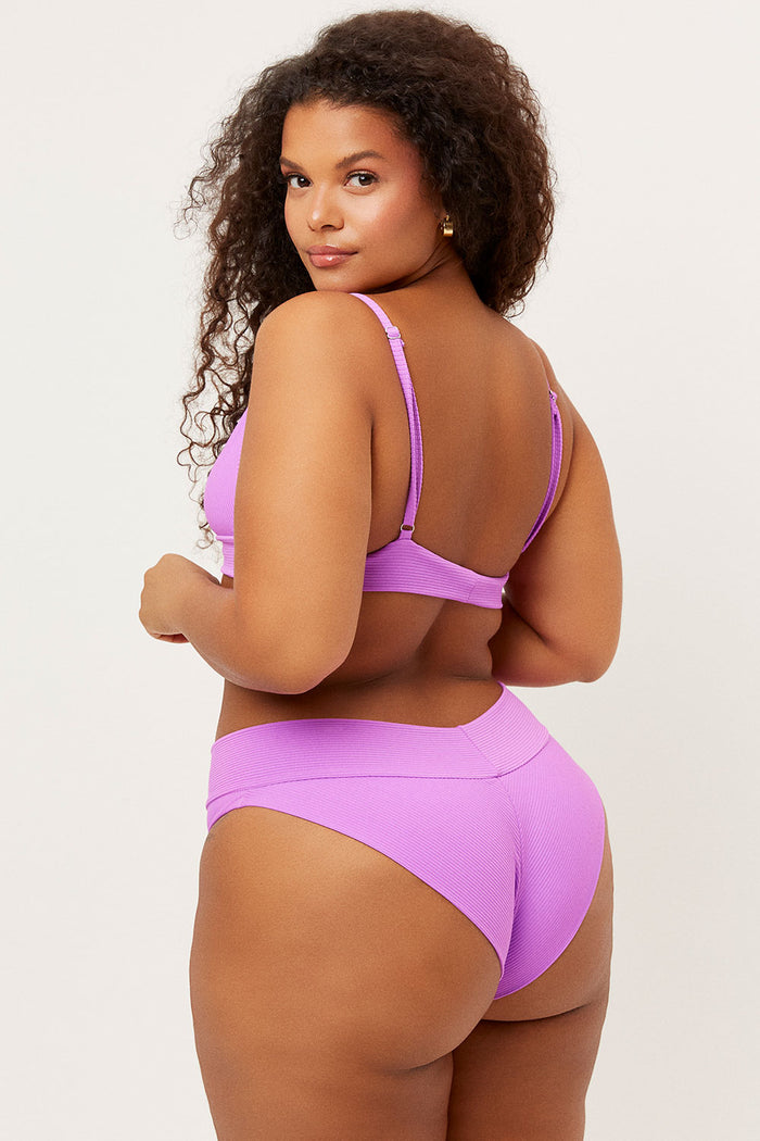 Gavin Ribbed Passionfruit Bralette Top