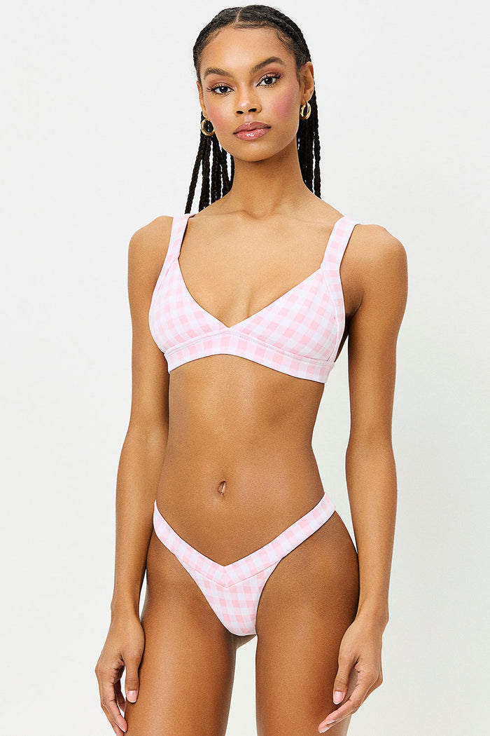 Georgia Bralette Pink Picnic Top
